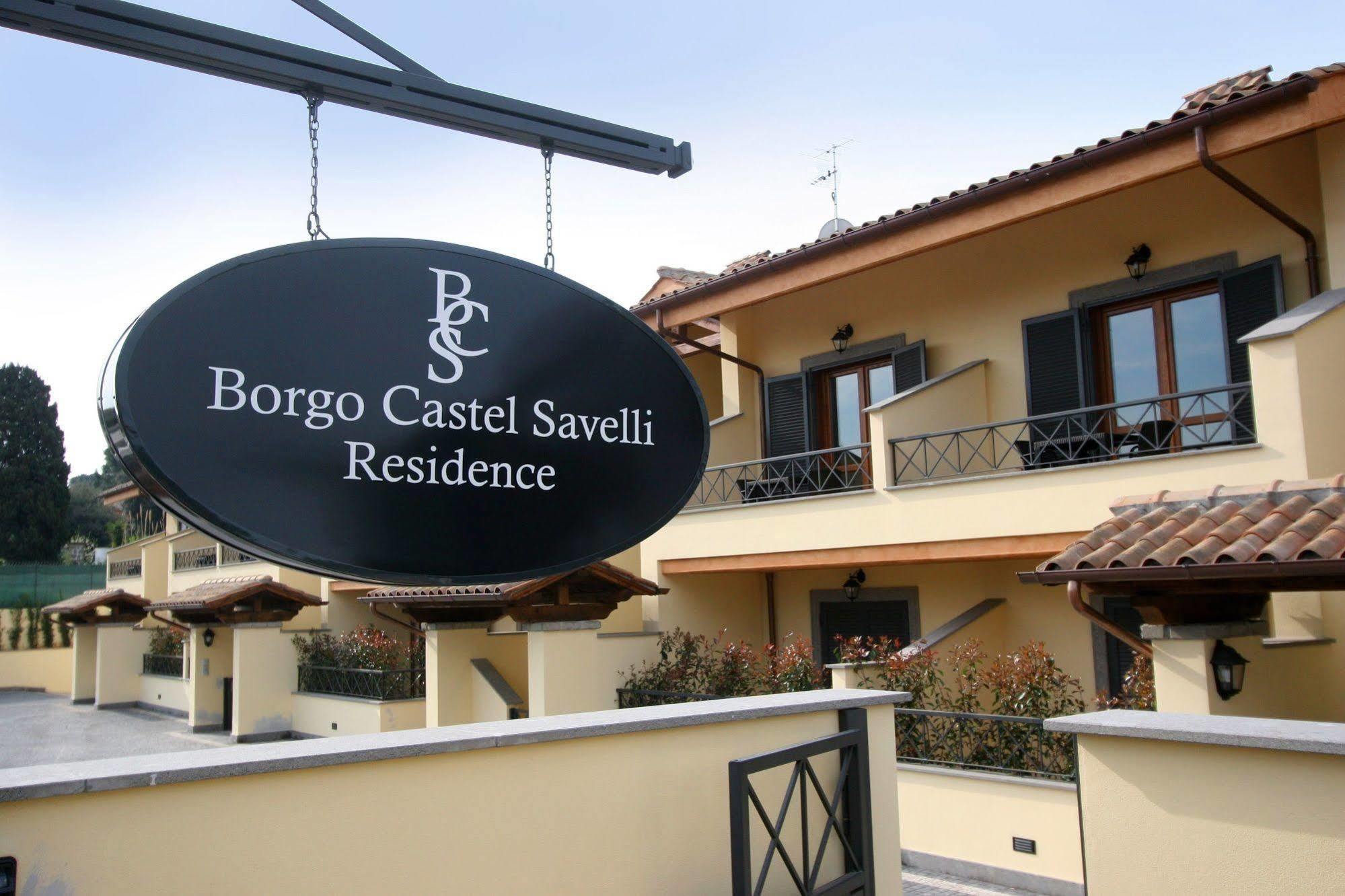 Апарт готель Borgo Castel Savelli Ґроттаферрата Екстер'єр фото